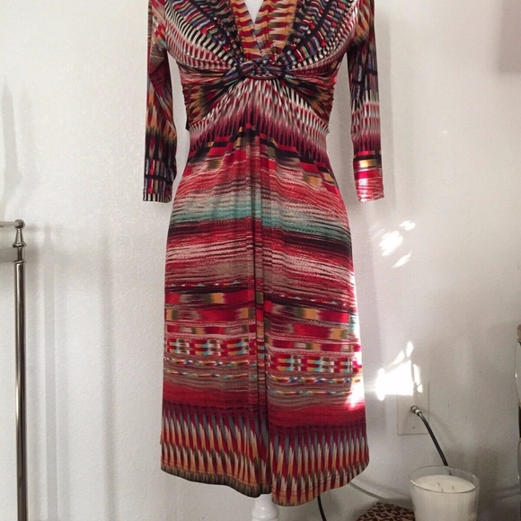 Ilse Jacobsen Carmine Red Tie Know Draped Dress - Picture 8 of 8